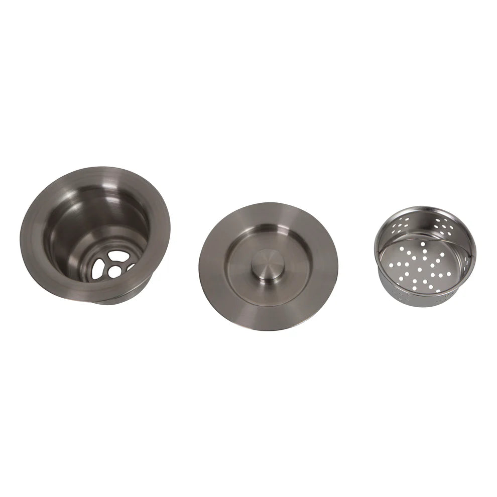 Lavadero de Cocina Sobre Tablero Granito Gris Small Deluxe Tunez FDV