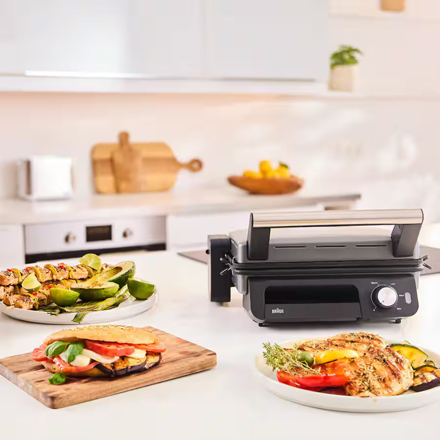 Parrilla Electrica 3 en 1 MultiGrill 5 CG5033IGY BRAUN