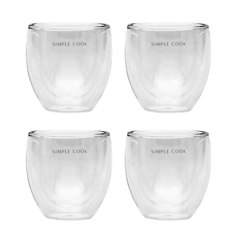 Set 4 Tazas Espresso Simple Cook