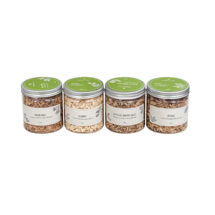 Set de Chips para Ahumador 4 Sabores Simple Cook