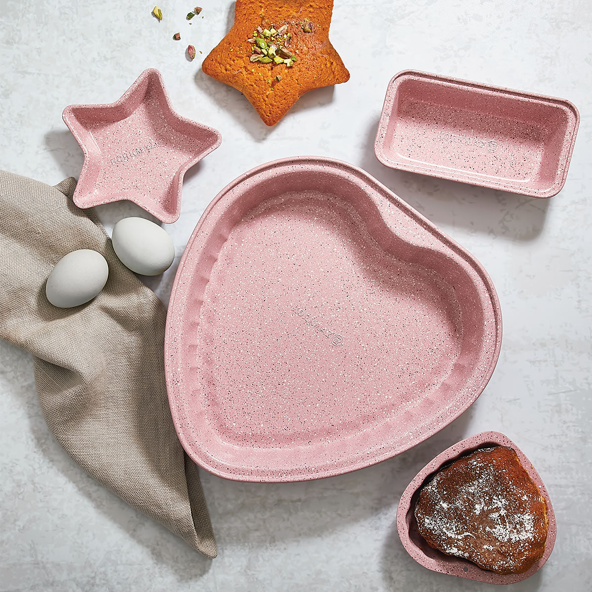 Molde Korkmaz A766 Mini Star Cake Pan 2pza 9cm