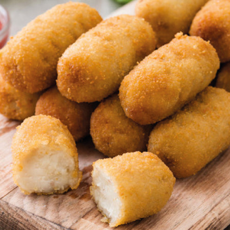 CROQUETAS DE PAPA CON QUESO PARMESANO