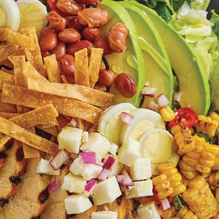 ENSALADA MEXICANA CON POLLO