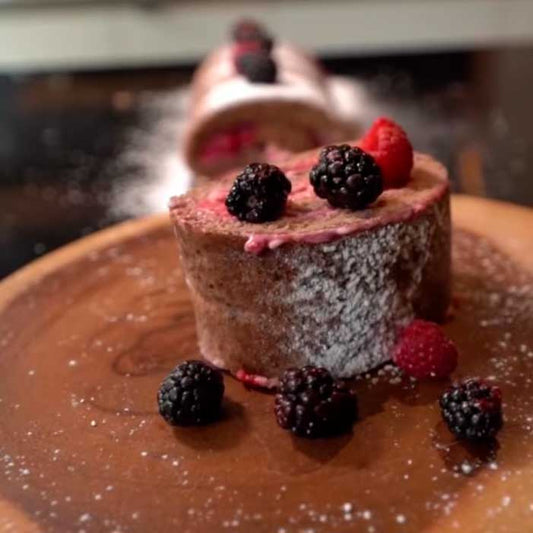 PIONONO DE QUESO CREMA CON FRUTOS ROJOS