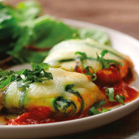 RAVIOLES DE ZUCCHINI RELLENOS
