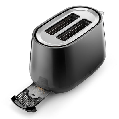 Tostadora de Pan 2 Rebanadas Bold Black Eclettica CTY2103.BK DELONGHI