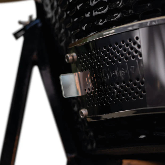 Combo Parrilla Kamado Tokio Negro 22" FDV + Encendedor Eléctrico de Carbon para Parrilla Charcoal SimpleCook