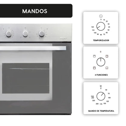 Horno Empotrable Eléctrico 52L Elegance III FDV