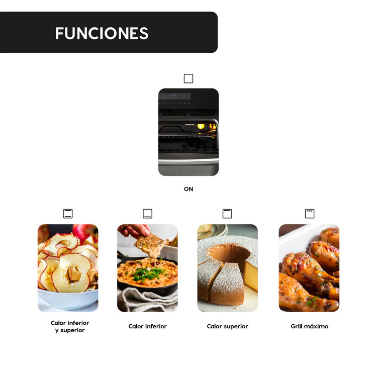 Horno Empotrable Eléctrico 52L Elegance III FDV