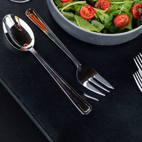 Set Tenedor y Cuchara Servir 2 pzs Oxford Coquinaria