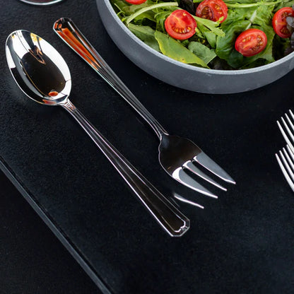 Set Tenedor y Cuchara Servir 2 pzs Oxford Coquinaria