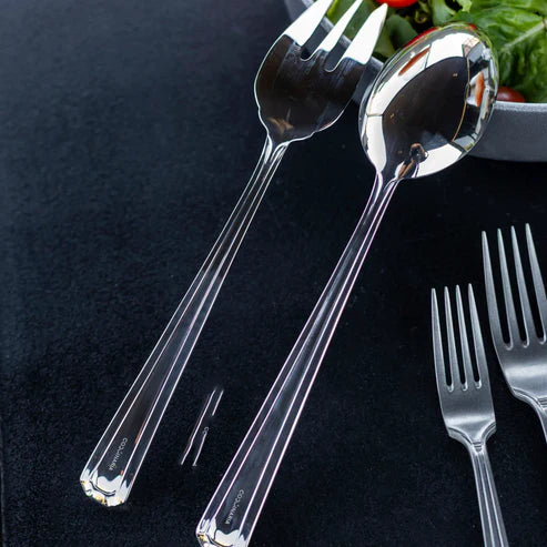 Set Tenedor y Cuchara Servir 2 pzs Oxford Coquinaria