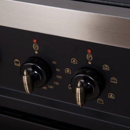 Cocina a Gas 5 Quemadores 90cm Deluxe Vintage FDV