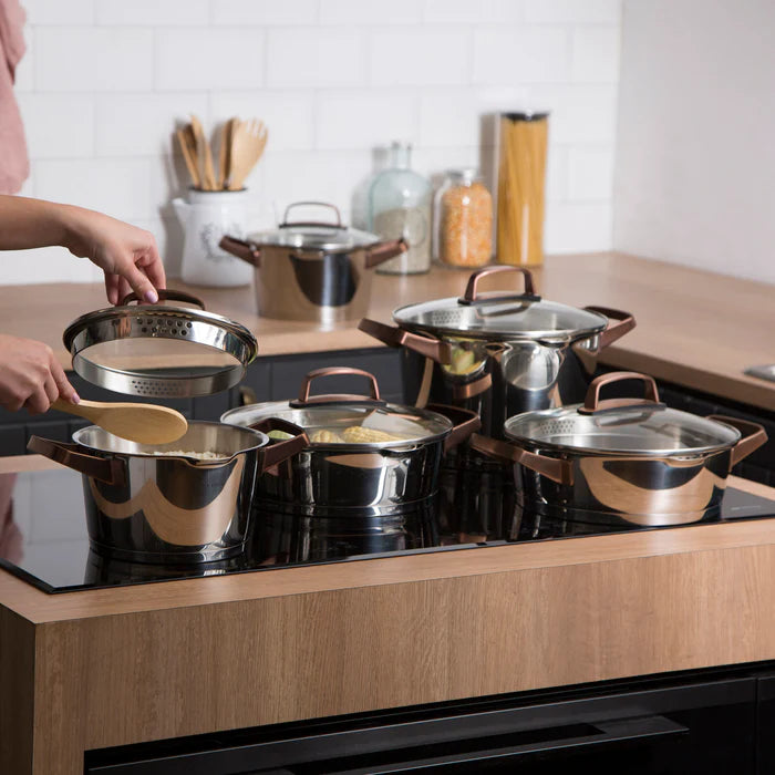 Juego de Ollas 8 Piezas Niza Cobre SIMPLECOOK