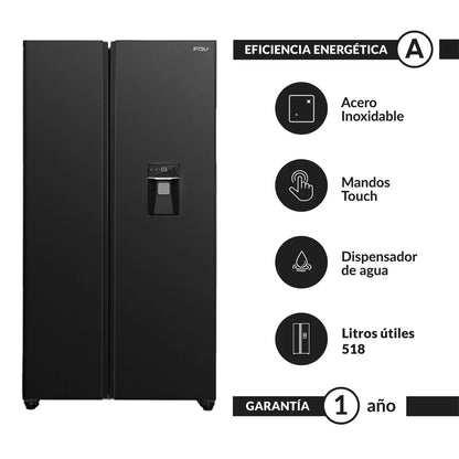 Refrigeradora Deluxe Prestige 514L Side by Side FDV