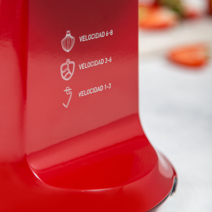 Batidora de Pedestal 5L 1200W Atenea Rojo FDV