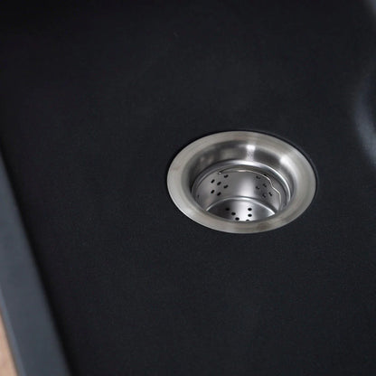 Lavaplatos Sobre Cubierta Granito Deluxe Tunez Nero FDV