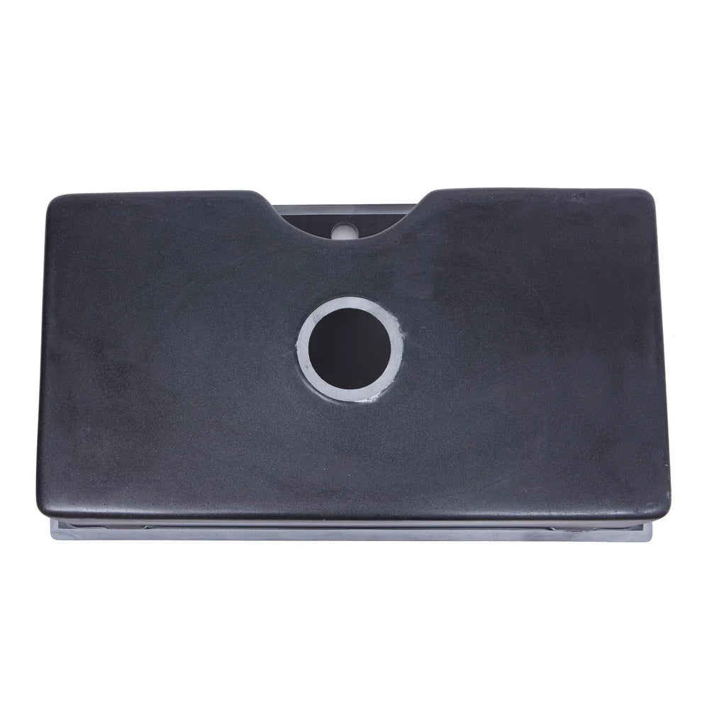 Lavaplatos Sobre Cubierta Granito Deluxe Tunez Nero FDV