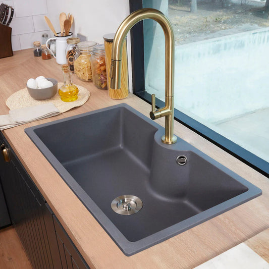 Lavaplatos Sobre Cubierta Granito Deluxe Tunez FDV