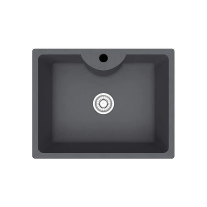 Lavadero de Cocina Sobre Tablero Granito Gris Small Deluxe Tunez FDV