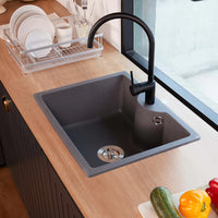 Lavadero de Cocina Sobre Tablero Granito Gris Small Deluxe Tunez FDV