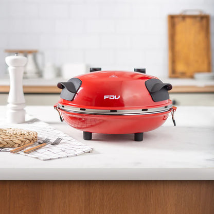 Horno Eléctrico de Pizza Napoles Rojo FDV