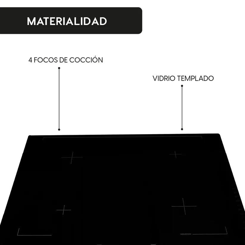 Encimera de Inducción Magno 4 Quemadores 60 cm FDV