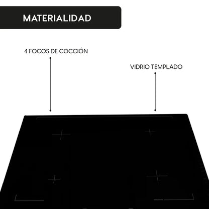 Encimera de Inducción Magno 4 Quemadores 60 cm FDV