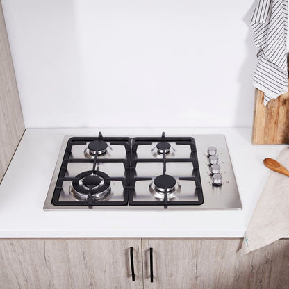 Encimera a Gas 4 Quemadores 65cm Design FDV