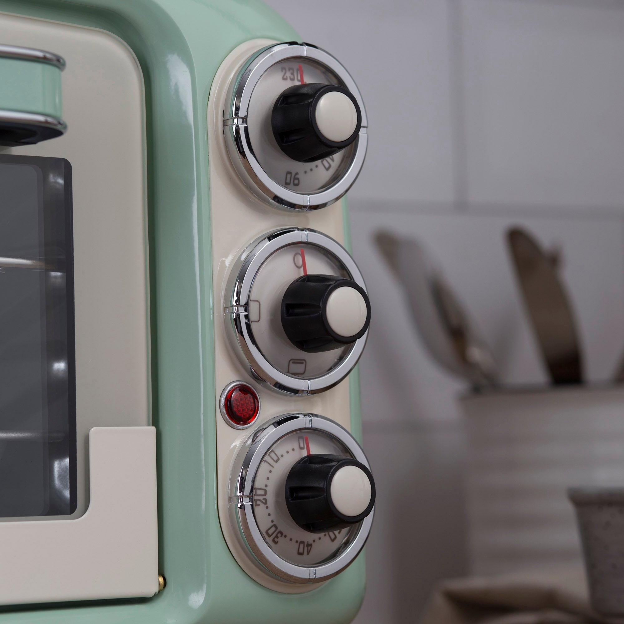 Horno Electrico 18L Vintage Verde ARIETE Kitchen Center Per horno-electrico-18l-vintage-verde-ariete-kitchen-center-per