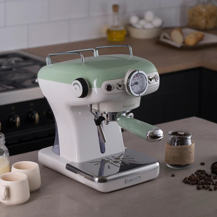 Cafetera Espresso Vintage Verde ARIETE