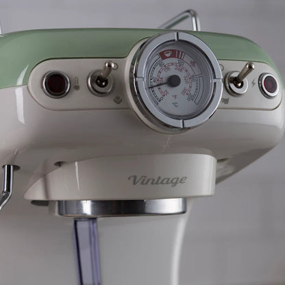 Cafetera Espresso Vintage Verde ARIETE