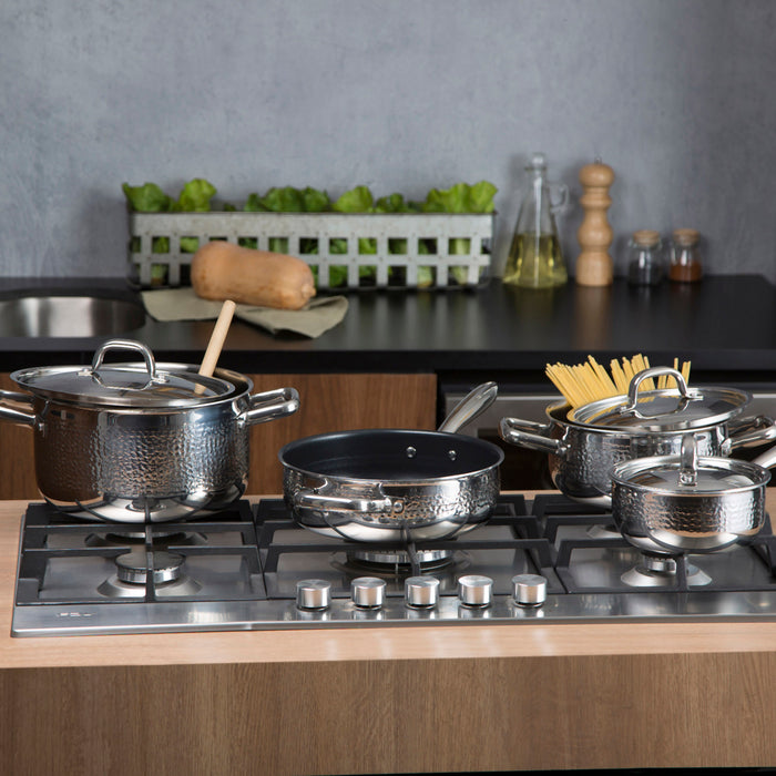 Juego de Ollas 7 Piezas Acero Inox Sevilla SIMPLECOOK