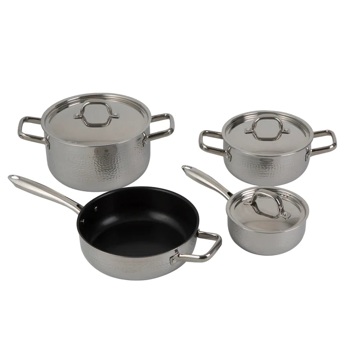 Juego de Ollas 7 Piezas Acero Inox Sevilla SIMPLECOOK