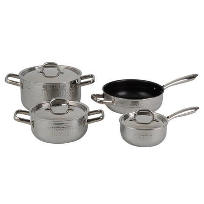 Juego de Ollas 7 Piezas Acero Inox Sevilla SIMPLECOOK