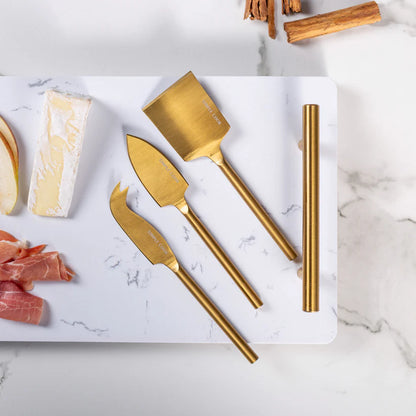 Set Tabla De Aperitivo Element + 3 Cuchillos SIMPLECOOK