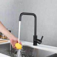 Griferia de Cocina Monocomando Fija Black Futuro FDV