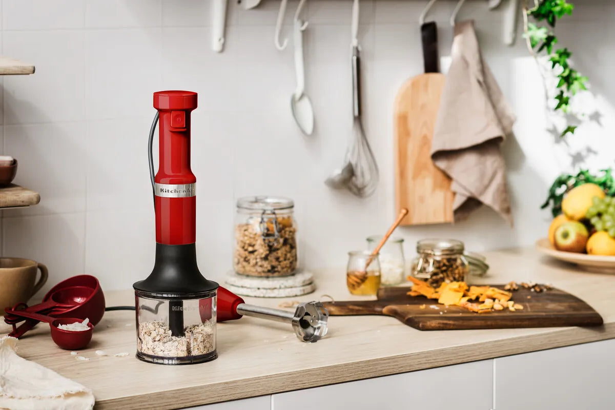 Licuadora de Inmersión 1L Empire Red KITCHENAID