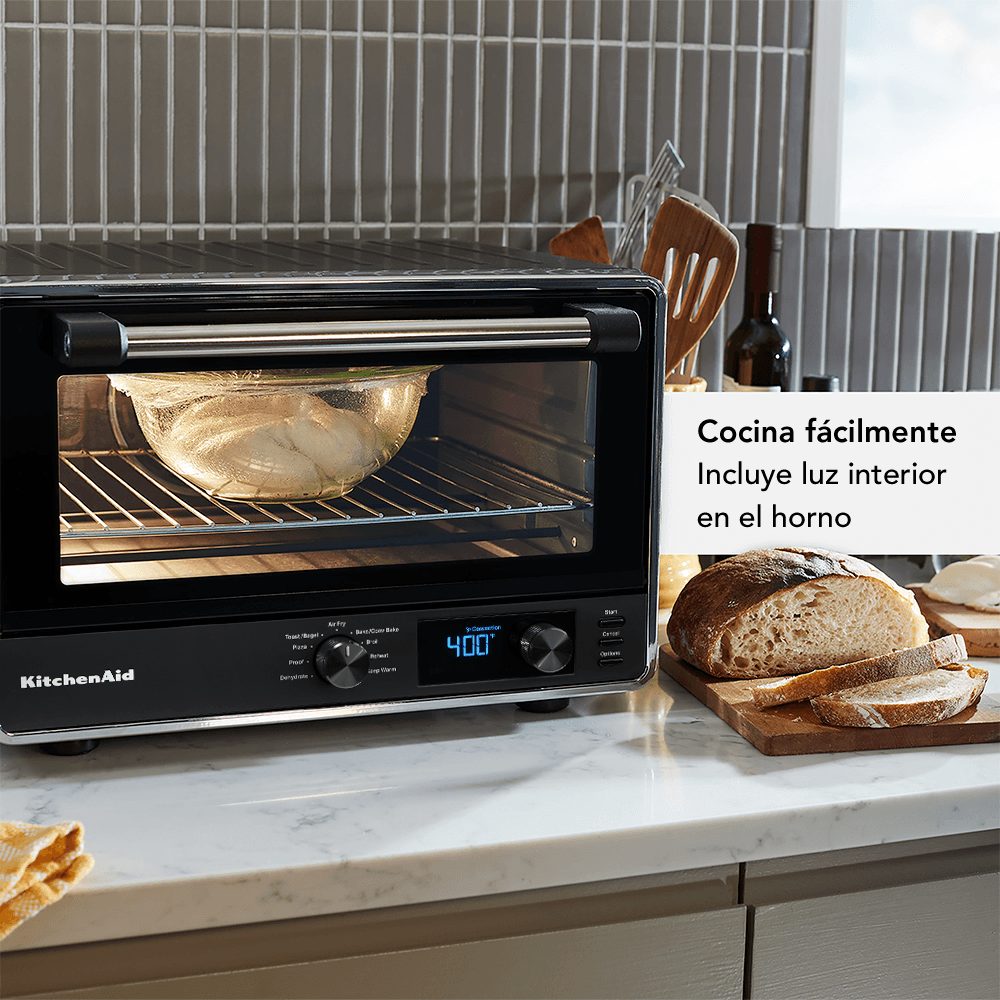 Horno Electrico Freidora 21L + Base para Pizza KITCHENAID