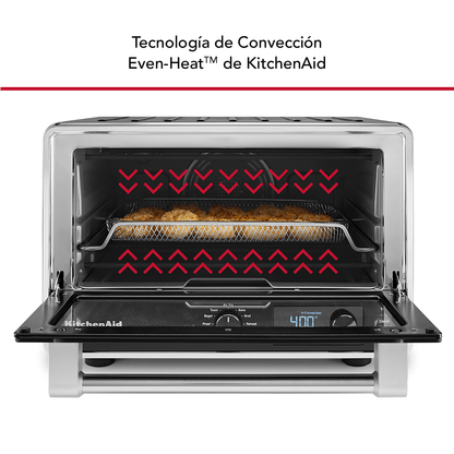 Horno Electrico Freidora 21L + Base para Pizza KITCHENAID