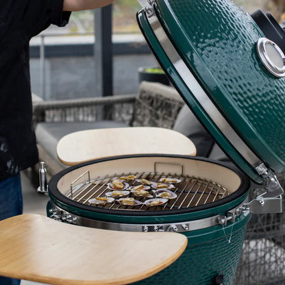 Combo Parrilla Kamado Tokio Verde 22" + Set Cuchillo y Tabla Arizona 2Pzas FDV