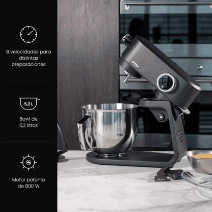 Batidora de Pedestal 5.2L 550W Aura Negro FDV