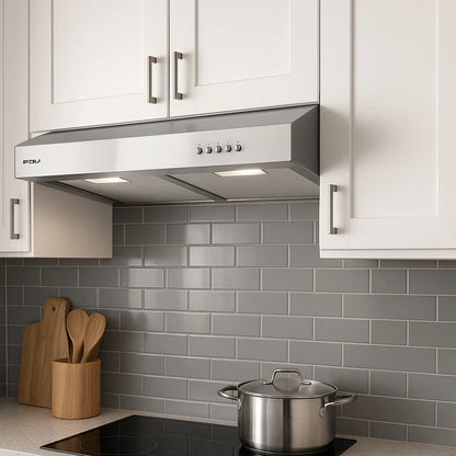 Combo Campana 60cm Slim Smart + Encimera a Gas 60cm Design 4T + Horno Electrico 52L Design FDV