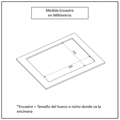 Encimera a Gas 5 Quemadores 90cm Deluxe Elite FDV