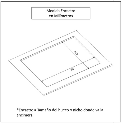 Combo Campana Extraible Easyflow Black 60 + Encimera a Gas 60cm Signature + Horno a Gas 70L Black FDV