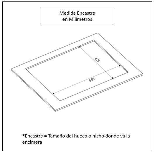 Encimera a Gas 5 Quemadores 70cm Deluxe Chef FDV