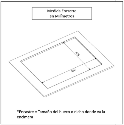 Encimera a Gas 4 Quemadores 60cm Signature FDV