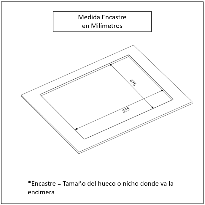 Encimera a Gas 4 Quemadores 60cm Black FDV
