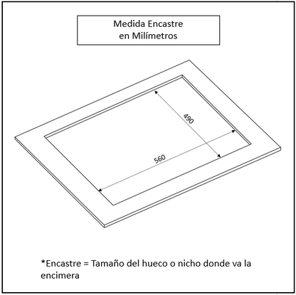 Encimera de Inducción Magno 4 Quemadores 60 cm FDV