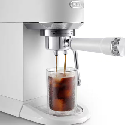 Cafetera Dedica Duo Cold Brew Blanca EC890.WI DELONGHI